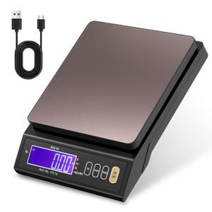 Bonvoisin Baking Scale 0.1 Gram Accuracy Digital Scale for Kitchen, Candle, Soap and Sourdough Bread Making, with Percentage Weighing Function, Weigh in Grams, Pounds and Ounces (10 lb)