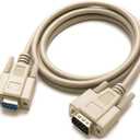 25 Foot DB9 Male to Female RS232 Extension Serial Cable - 28 AWG Shielded