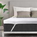 VALUXE 3 Inch Gel Memory Foam Mattress Topper King Size High Density Cooling Pad Pressure Relief Bed Topper (with Removable & Bamboo Cover)
