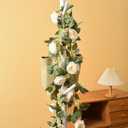 SUQ I OME 1 Pack of Artificial Rose Vine Flowers Plants Fake Flower Vine for Wedding Home Garden Craft Art Decor Valentine's Day Mother's Day Party Decoration,Champagne