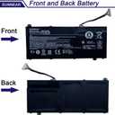 AC14A8L Battery Replacement for ACER Aspire V15 Nitro VN7-571 VN7-571G VN7-591 VN7-591G VN7-572G V17 Nitro VN7-791G Series Laptop 3ICP7/61/80 11.4V 52.5Wh 4605mAh