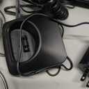 Panasonic Corded Phone/Cordless Phone with Answering Machine, Advanced Call Block and 2-Way Recording, 2 Handsets Expandable up to 6 Cordless Handsets - KX-TGF852B (Black)