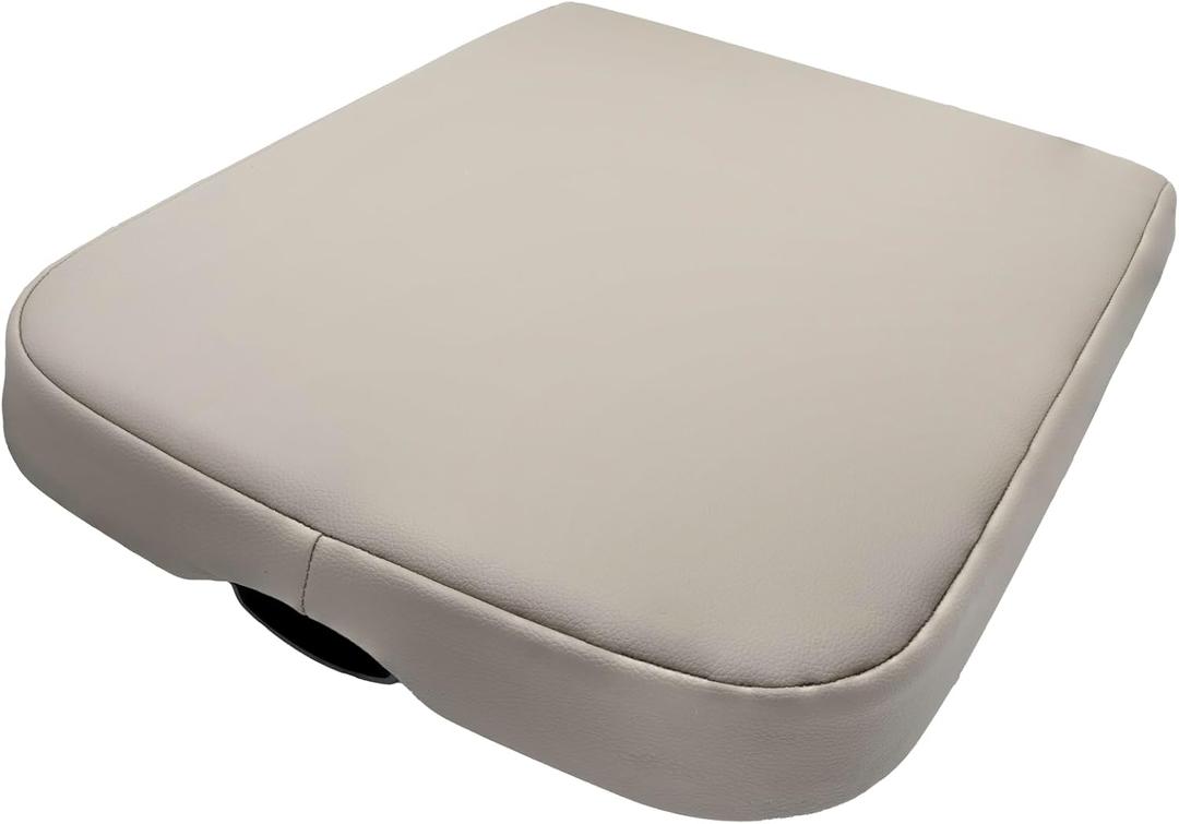 NHILES Center Console Cover Replacement Compatible with 2002 2003 2004 2005 2006 2007 2008 2009 2010 2011 2012 Dodge Ram Armrest Bin Lid Replace Part # WP051DVAA Color Gray