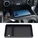 Center Console Organizer for Ford F150 Accessories 2021-2025 / Lightning XLT 2022-2024, Deep Center Console tray Perfect for F150 Right in Front Shifter