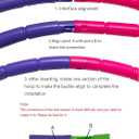 Hoola Hoop for Kids Detachable Exercise Children Hoopa for Sports & Playing (Multicolour)