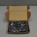 Jetec 32 Pcs PVC Pipe Clips Pool Cover Clamps for Above Ground Pool Greenhouses, Row Covers, Garden, Shelters, Bird Protection, 2.4 Inch Long(for 1 Inch PVC Pipe,Black)