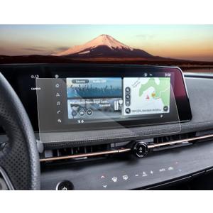 SXCY for 2023 2024 2025 Nissan Ariya Screen Protector 12.3 Inch for 2024 2025 Ariya Accessories 2025 Ariya Navigation Touch Screen Protector 2PCS Nano