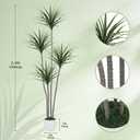 2Pcs 6FT Artificial Dracaena Tree, Tall Artificial Plants Indoor