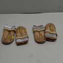 QUMY Dog Shoes for Large Dogs, Medium Dog Boots & Paw Protectors for Winter Snowy Day, Summer Hot Pavement, Water-Resistant in Rainy Weather, Outdoor Walking, Indoor Hardfloors Skid-Resistant Sole (Size 6: 2.6''x3.0''(W*L) (Pack of 4))