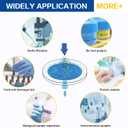 Syringe Filters [Hydrophilic Nylon Membrane] Non-sterilized Diameter 13mm Pore Size 0.22m for Laboratory Filtration by Allpure Biotechnology (Nylon, Pack of 50)