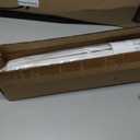 No Tools No Drill 1" Cordless Mini Blinds, Horizontal Light Filtering Blind, Vinyl Blinds for Indoor Windows 19.5" W x 64" H, White.