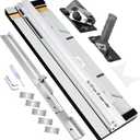 32in Mat Cutter for Framing, Board Mounted Mat Board Cutter with Heavy Duty Straight & 45 Bevel Cutting Heads, Adjustable Depth, Ideal for Picture Frame, DIY & Artwork Projects