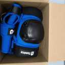 Tanden Skateboard Protective Gear Knee Pads and Elbow Pads Set, Elbow and Knee Pads for Roller Skating Wrist Guards Skateboarding Pads