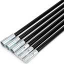 Stanbroil 18-Foot Fiberglass Chimney Rod Kit, 1/4" NPT Fittings, Used with Brush to Clean Debris from Chimney