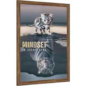 7x10 Picture Frame Brown, Rustic Natural 10x7in Photo/Portrait/Poster/Art Frame, Wall Hanging/Tabletop, Horizontal/Vertical Display Gallery Family Wedding Memorial Pic Frame Gift