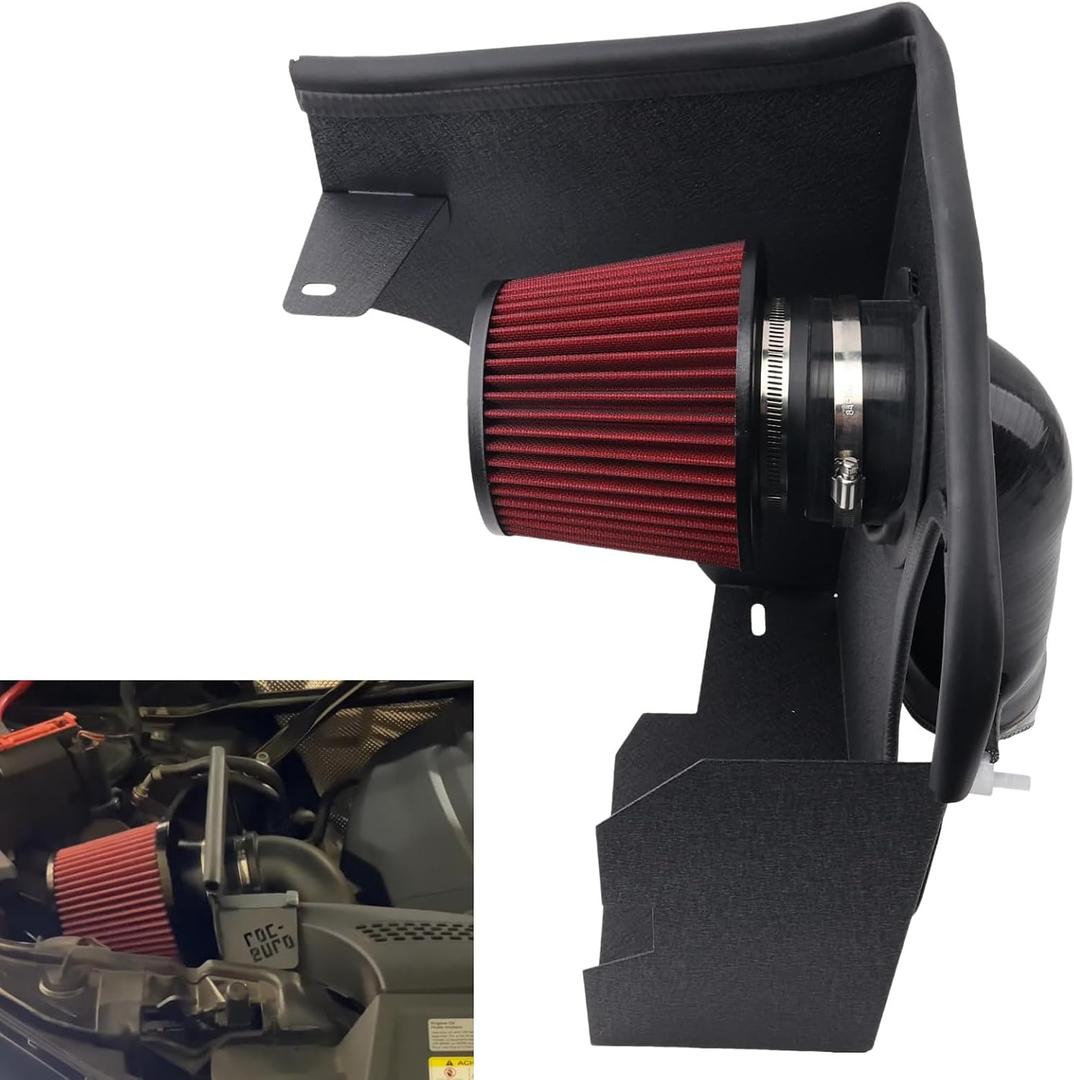 Cold Air Intake Compatible with 2018+ Audi Q5 B9 2.0T 45 TFSI EA888 2.0T Aluminum Pipe, High - Flow Filter