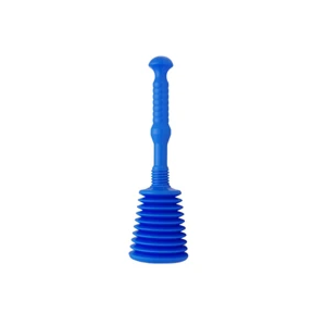 Luigi's Sink Plunger Kitchen - Sink Plunger Bathroom - Drain Bathtub or Shower - Small and Powerful Clog Remover - Commercial Style "Plumbers Plungers" with Large Bellows - Blue - Small