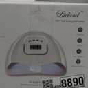 UV Gel Nail Lamp,150W UV Nail Dryer LED Light for Gel Polish-4 Timers Professional Nail Art Accessories,Curing Toe Nails (White)