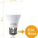 12V LED Light Bulbs, 12W 1050LM Warm White 3000K, 80W Equivalent 12-24Volt Low Voltage E26 Base AC/DC Light Bulbs for Off Grid Solar Lighting Marine Boat, A19 RV Light Bulbs Landscape Garden Yard