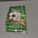 Christmas Soccer Tree Topper,9.8 * 6.2inch Soccer Indoor and Outdoor Christmas Decoration, Large Christmas Tree Topper,Santa Hat Tree Topper Festive Sports Halloween Family Birthday Party Decorations