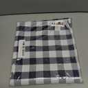 LA Linen Gingham Tablecloth - Checkered Tablecloth for Parties, Picnics & More - Farmhouse Tablecloth - Spring Tablecloth - Picnic Tablecloth - Cloth Tablecloths for Square Tables - 58"x58" Navy (Navy and White)