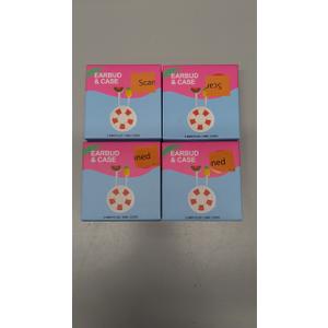 Wired Earbuds W/Case Pack Of 4