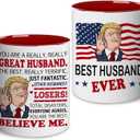 BECHUSKY Christmas Mugs For Husband - Mug for Husbands - Best Husband Ever Coffee Mug - Present Ideas for Hubby - Christmas, Birthday Gift For Husbands, Him, Groom, Mr, Fiance - Gifts for Hubby