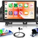 RIMOODY 4Core 2G+64G Android Car Radio for Honda Odyssey 2005-2010, Rimoody Car Stereo Wireless Carplay Android auto 10.1 Inch Touch Screen GPS WiFi EQ Mirror Link Bluetooth FM Backup Camera