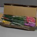 AmyHomie 20 Bundles Artificial Flowers for Outdoor Outside Spring Summer Decoration UV Resistant Faux Flowers No Fade Fake Plastic Plants Garden Porch Window Box Decorating(Mix Color)