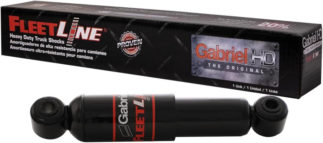 Gabriel 83008 Fleetline Heavy Duty Cab Shock Absorbers for 08-20 Peterbilt 367; 99-01 Peterbilt 377; 99-07 Peterbilt 379; 06-16 Peterbilt 386; 08-15 Peterbilt 388; 08-24 389 OEM# 29-02455 (1 Pack)