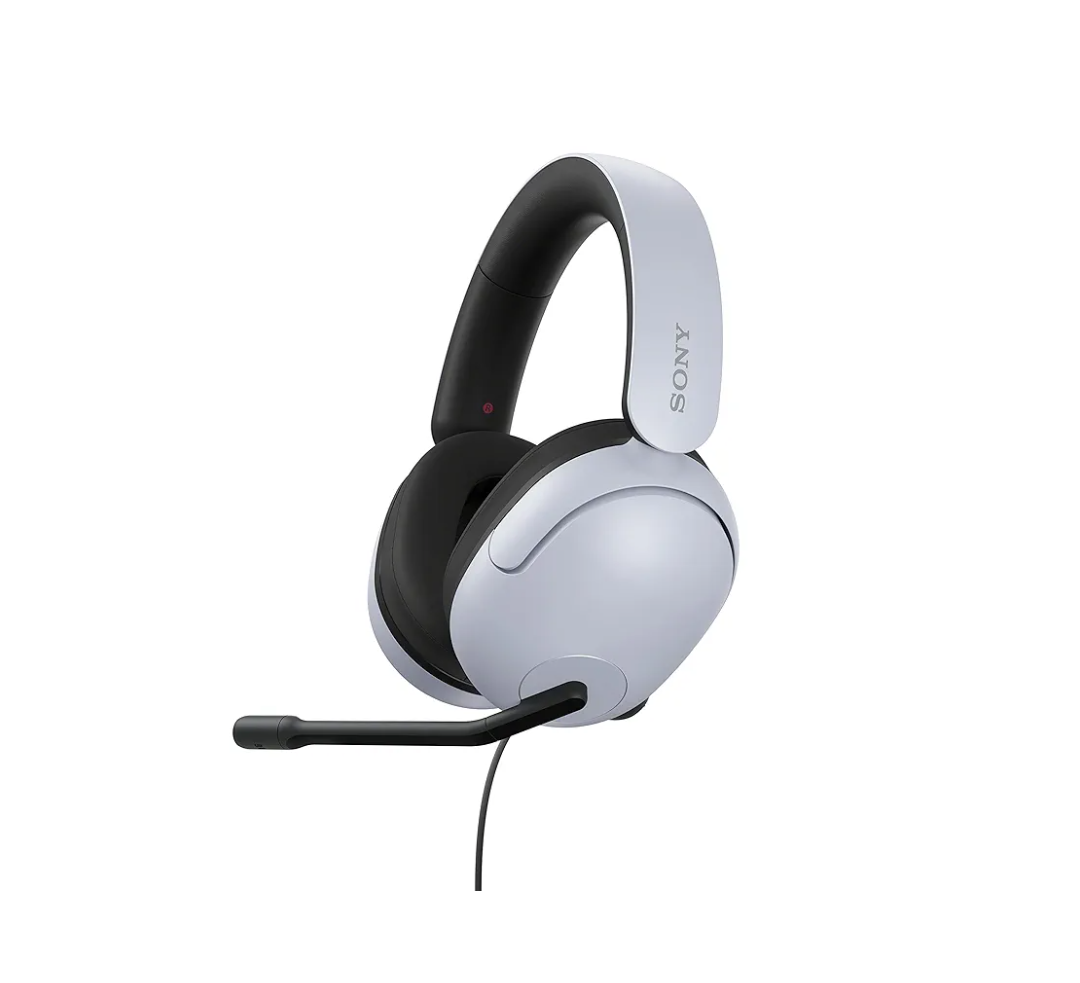 Sony INZONE H3 Wired Gaming Headphones With Mic, PS5 Headphones, Over-Ear, Personalized 360 Spatial Sound, Discord Certified MDR-G300 (White)