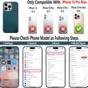 GUERNICA for iPhone 16 Pro Max Wallet Case with RFID Blocking Card Holder for Women Men, Kickstand Shockproof Phone Case for iPhone 16 Pro Max(6.9"),Green