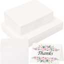 70 Sets Blank Watercolor Cards with Envelopes, 140lb/300GSM Cotton Watercolor Paper Cards, 4 x 6 in Foldable Watercolor Postcards with Envelopes for Greeting Cards Birthday Wedding Invitations