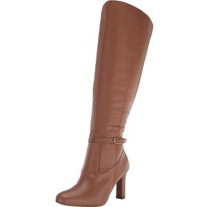 Naturalizer Women's Henny Wide Calf Knee High Boot Cafe Brown Leather, 8M Size