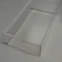 FIMXSD Acrylic Mahjong Case, Mahjong Storage Box for 1.2"×0.9"×0.5" Mini Size Mahjong Tiles, Transparent Mahjong Tile Display Box for 160 Tiles (Mahjong Case Only)