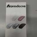 Mouse for MacBook Wireless Bluetooth Mouse Laptop MacBook Air Mac Pro Rechargeable Silent PC iPad Optical Mouse with Dual Mode Switch Bluetooth 5.2/3.0 and 2.4GHz USB Type-C Receiver Silvery