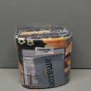 Floral Nursery 3x5 Area Rugs Washable Print Boho Cute Carpet Non Slip Flower Low Pile for Living Room Kids Girls Playroom Bedroom Kitchen Office Farmhouse-Black