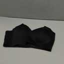 PoseFree Womens Seamless Wireless Supportive Bra Push Up Comfort Soft No Underwire Full Coverage T-Shirt Bra, Large