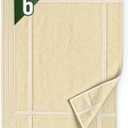 Pearl Linens Pack of 3 100% Cotton Bath Mat 18x25 inches, Soft & Absorbent Quick Dry Bathroom Mat Set, Not Bathroom Rugs, After Shower Mat, Bath Tub Mat, 781 GSM, Machine Washable, Beige
