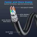 Cat 8 Bulk Ethernet Cable, 800FT High Speed Heavy Duty 26AWG Cat8 LAN Network Cable 40Gbps, 2000Mhz with Easy Pull Box, Outdoor&Indoor Internet Cable Compatible for Router Gaming Modem Xbox