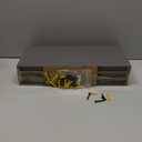 BAYKA Grey Floating Shelves for Wall, Wall Mounted Rustic Wood Shelves for Bathroom, Bedroom, Living Room, Kitchen,Small Hanging Shelf for Books/Storage/Room Decor (Set of 3, 15.7in) (E. Grey - Industrial Edge Style)