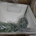 Good Pet Stuff Hidden Litter Box Planter, Decorative Cat Litter Enclosure with Carbon Filter, Artificial Plant, Easy Clean, Indoor Design, Courtyard Square Style, Base Kit, White Birch