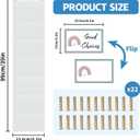 Student Behavior Clip Chart for Classroom Management Kids,Reward Chart for Kids Hanging Bulletin Board Teacher Supplies for School Preschoo (White)