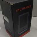 Space Heater for Indoor Use,Desktop Small PTC Heater with 2s Fast Heating,Tip-Over&Overheat Protection,60Adjustable Angle Portable Personal Electric Heater for Office,Bedroom,Garage,Dorm