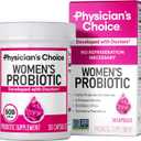 Physician's CHOICE Probiotics for Women - PH Balance, Digestive, UT, & Feminine Health - 50 Billion CFU - 6 Unique Strains for Her - Organic Prebiotics, Cranberry Extract+ - Women Probiotic - 30 CT, Best By 05/12/2027