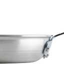Winco Commercial-Grade Aluminium Fry Pan/Skillet, Natural Finish, 12"
