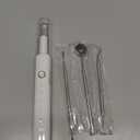 Plaque Remover for Teeth, Electric Tooth Cleaner Tartar Remover for Teeth with LED Light,4 Modes Rechargeable Teeth Cleaning Kit with Dental Tools, 2 Replaceable Heads (White A)