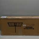 Breeze Touch Lawn Leveling Rake 48x10 Weighted & Collapsible Plate, Heavy Duty Yard Leveler Rake with 77" Adjustable Stainless Steel Handle, Lawn Tools for Gardening, Golf Course, Farm, Pasture