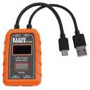 Klein Tools ET920 USB Power Meter, USB-A and USB-C Digital Meter for Voltage, Current, Capacity, Energy and Resistance USB-A and USB-C Meter