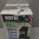 WAYNE CDU790-1/3 HP Submersible Cast Iron and Stainless Steel Sump Pump with Integrated Vertical Float Switch - Up to 4,600 Gallons Per Hour - Heavy Duty Basement Sump Pump, Black